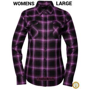 DIXXON Flannel ARGON Flannel Shirt - Women's L